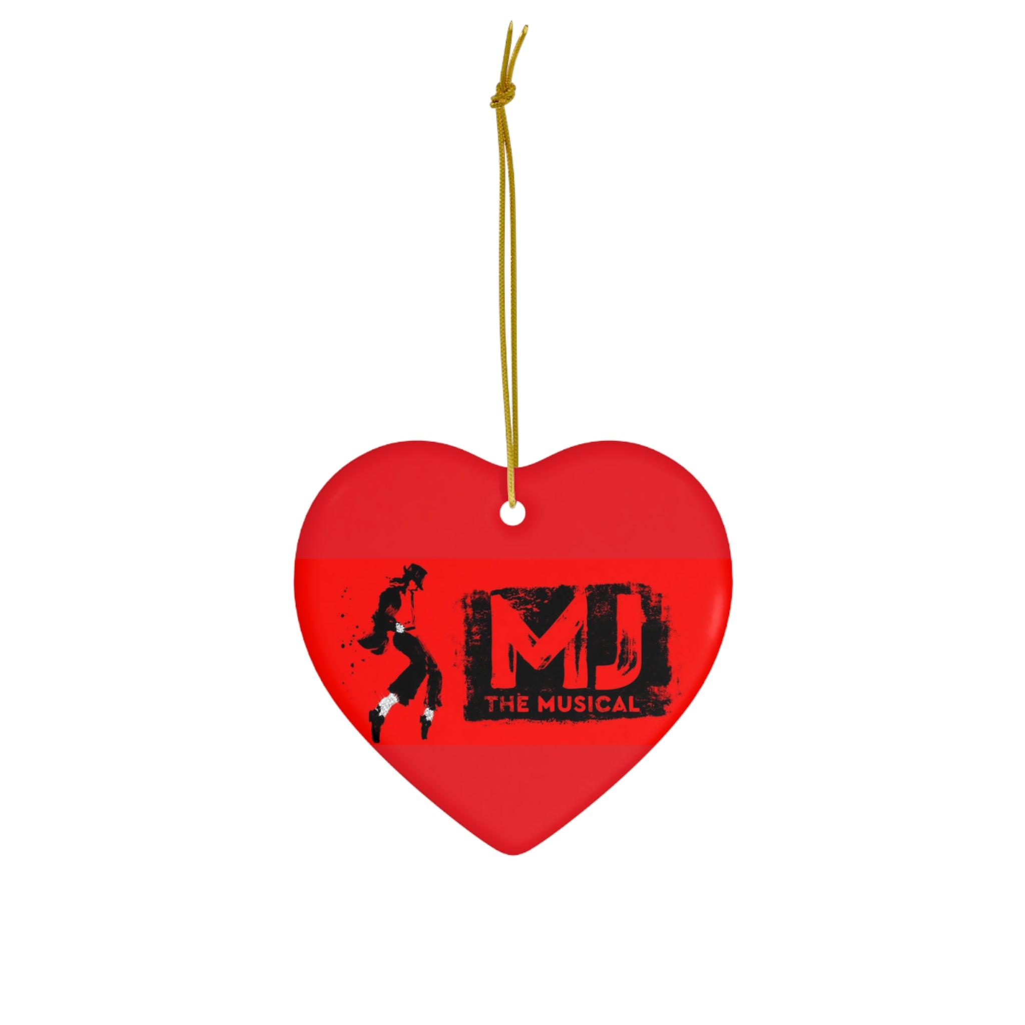 MJ The Musical- Ceramic Ornament, 4 Shapes - Creations by Chris and Carlos